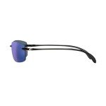 Costa Del Mar Black Frame Blue Mirror Sunglasses