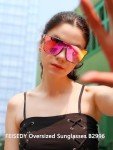 FEISEDY UV400 Mirrored Sunglasses for All