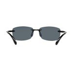 Costa Del Mar Black Frame Blue Mirror Sunglasses