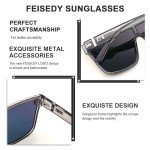 FEISEDY UV400 Mirrored Sunglasses for All