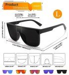 Trendy Oversized Polarized Sunglasses for Men and Women