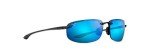 Maui Jim Hookipa Polarized Rimless Sunglasses - Smoke Blue