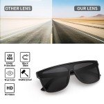 Trendy Oversized Polarized Sunglasses for Men and Women