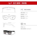 Ray-Ban RB4165 Justin Black/Grey Gradient Sunglasses