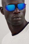 Maui Jim Hookipa Polarized Rimless Sunglasses - Smoke Blue