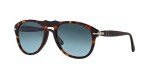 Persol PO0649 Aviator Sunglasses in Havana/Light Blue