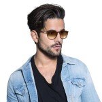 Persol PO3019S Square Sunglasses in Caffe Brown