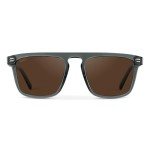 Bold Geometric Flat Top Polarized Sunglasses for Men