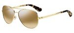 Kate Spade Avaline 2 Gold Aviator Sunglasses