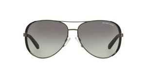 Michael Kors MK5004 Chelsea Aviator Sunglasses - Gunmetal/Black