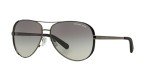 Michael Kors MK5004 Chelsea Aviator Sunglasses - Gunmetal/Black