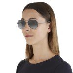Michael Kors MK5004 Chelsea Aviator Sunglasses - Gunmetal/Black