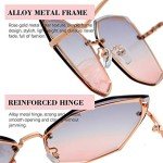 S.NOTIO Women's Oversized Geometric Sunglasses - Grey Pink