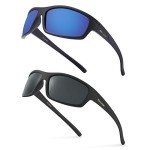 Polarized Sport Sunglasses for Men - 2 Pack