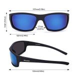 Polarized Sport Sunglasses for Men - 2 Pack