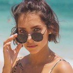 WearMe Pro - Trendy Reflective Round Sunglasses