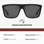 Gucci GG0748S Elegant Rectangular Designer Sunglasses