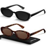 Trendy Oval Polarized Sunglasses for Men & Women