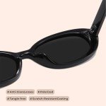 Trendy Oval Polarized Sunglasses for Men & Women