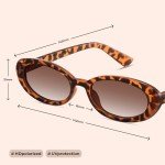 Trendy Oval Polarized Sunglasses for Men & Women