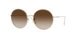 Burberry Pippa Light Gold Gradient Round Sunglasses
