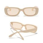 IKANOO Retro Rectangle Y2K Sunglasses for All