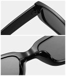 IKANOO Retro Rectangle Y2K Sunglasses for All