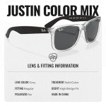 Ray-Ban RB4165 JUSTIN Square Sunglasses with Eyewear Kit