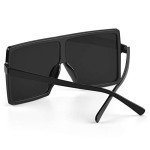 Ultralight Oversized Square Sunglasses with UV Protection