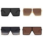 Ultralight Oversized Square Sunglasses with UV Protection