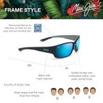 Maui Jim Local Kine Polarized Wrap Sunglasses