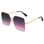 Trendy Oversized Square Sunglasses for Women
