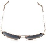 Jessica Simpson Metal Aviator Sunglasses with UV400 Protection