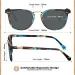 CARFIA Retro Polarized Sunglasses for Small Faces