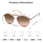SOJOS Retro Polarized Aviator Sunglasses SJ2078