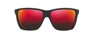 Maui Jim Cruzem Polarized Square Sunglasses - Black