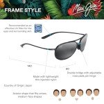 Maui Jim Alelele Bridge Polarized Aviator Sunglasses