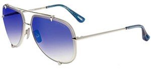 Dita Talon 23007 Silver Sunglasses with Blue Mirror