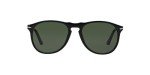Persol PO9649S Black/Green Aviator Sunglasses 55mm