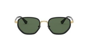 Persol PO2471S Polarized Round Sunglasses – Gold/Black