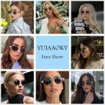 Trendy Retro Oval Sunglasses for Men and Women