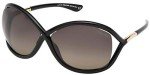 Tom Ford Classic Black Rectangular Sunglasses