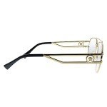 Versace Gold Metal Aviator Sunglasses 57mm