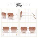 Burberry Daphne Rose Gold Gradient Pink Sunglasses