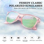 FEISEDY Retro Polarized UV400 Sunglasses for Men & Women
