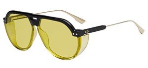 Dior DIORCLUB3 Black & Yellow Unisex Sunglasses