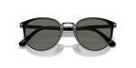 Persol PO3210S Round Black/Green Sunglasses, 51 mm