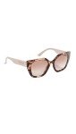 Prada Women's Oversized Cat Eye Sunglasses - Caramel