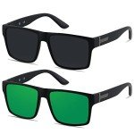 Polarized Oversized Square Sunglasses for All UV Protection
