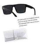 Polarized Oversized Square Sunglasses for All UV Protection